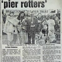 Mayor and the 'Pierrotters' 1985-07-26 Brighton Evening Argus Friday