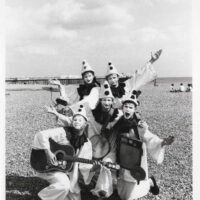 1987-Pierrotters-promo-photo-on-the-beach-2