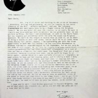 1991-01-10 Letter to Brighton Council