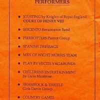 1991-08-11 Arreton Manor Pageant, Isle of Wight programme 1