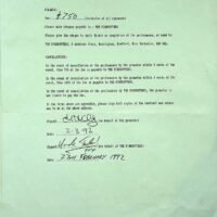 1992 Bradford Festival contract 1a