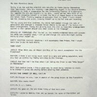 1993-06-02 Draft script from Macko 1