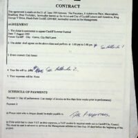 1993-06-21 Cardiff City Council contract