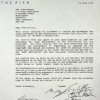 1993-07-23 Letter from Antelope re-Oh What A Lovely Pier-filming 1