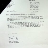 1994-03-01 Filey Edwardian Festival cancellation letter