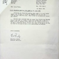 1994-03-01 Filey Edwardian festival cancellation