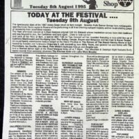 1995-08-08 Sidmouth International Folk festival