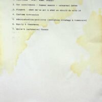1996-01 Agenda for Rotter meeting
