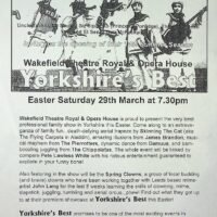 1997.03.29 Flier for 'Yorkshire's Best'
