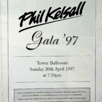 1997.04.30 Phil Kelsall Gala Concert at Blackpool Tower Ballroom brochure 1a