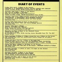 1997.05.02 Edwardian Festival, Bexhill, diary of events