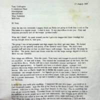 1997-08-27 Letter from Harry Puckering, Hacko 1