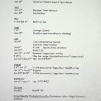 1997 Provisional gigs list 1