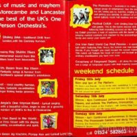 1998-07-12 One Man Band Shebang, Morecambe, brochure 1a