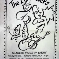 1999-05-11 Poster for show at The Platform, Morecambe (as part of the One Man Band Shebang).1