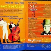 1999-07-08 Cardiff International Street Festival brochure 1a