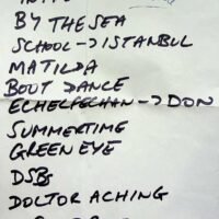 1999-07-11 One Man Band Shebang, Morecambe set list