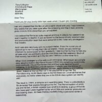 1999-08-23 Letter from Gerard Brown 1