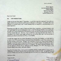 1999-09-03 Letter from Thanet District Council